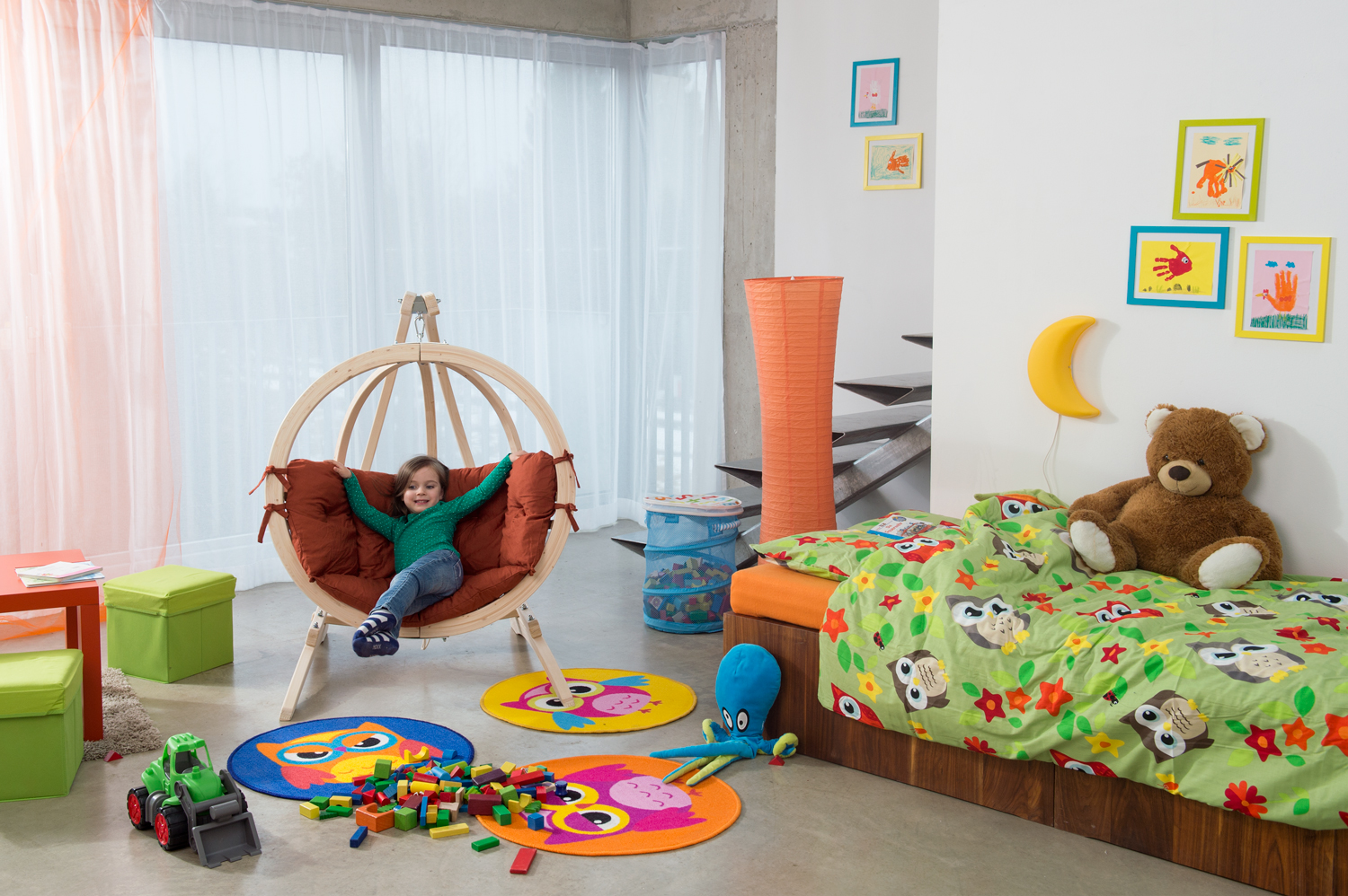Kid's Globo terracotta und Carello Baby