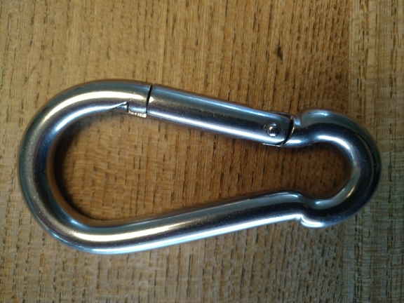 Karabinerhaken INOX, rostfrei