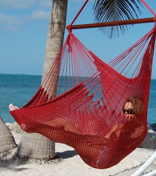 Hängesessel Rada Yucatan rot