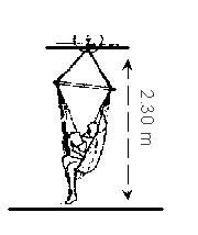 Tuch-Hängesessel VERT, Stab: 1m